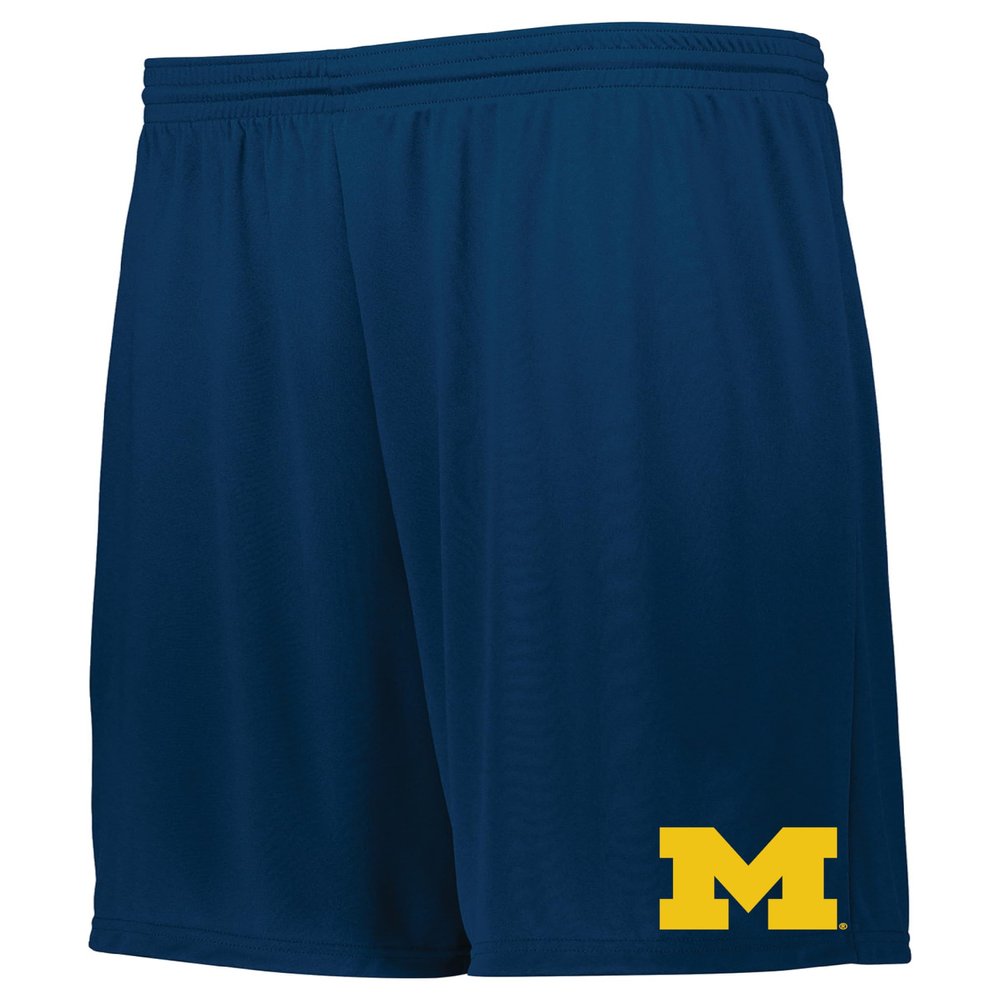 J2 Sport University of Michigan Shorts with Pocket  NCAA Cotton Collegiate Jersey Short, Navy