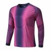 Fldy Girls Youth Goalie Jersey Boys Padded Gladiator Goalkeeper Shirt with Sponge Protector Sports Team Training Uniform Navy Blue&Hot Pink 11-12 Years view 1