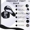 Knockout Elite Boxing Gloves 8-16 oz for Men & Women with Wraps & Mouth Guard - Ideal for Muay Thai, Kickboxing, Adult Heavy Punching Bag Gloves Training - Durable, Comfortable & Protective view 4