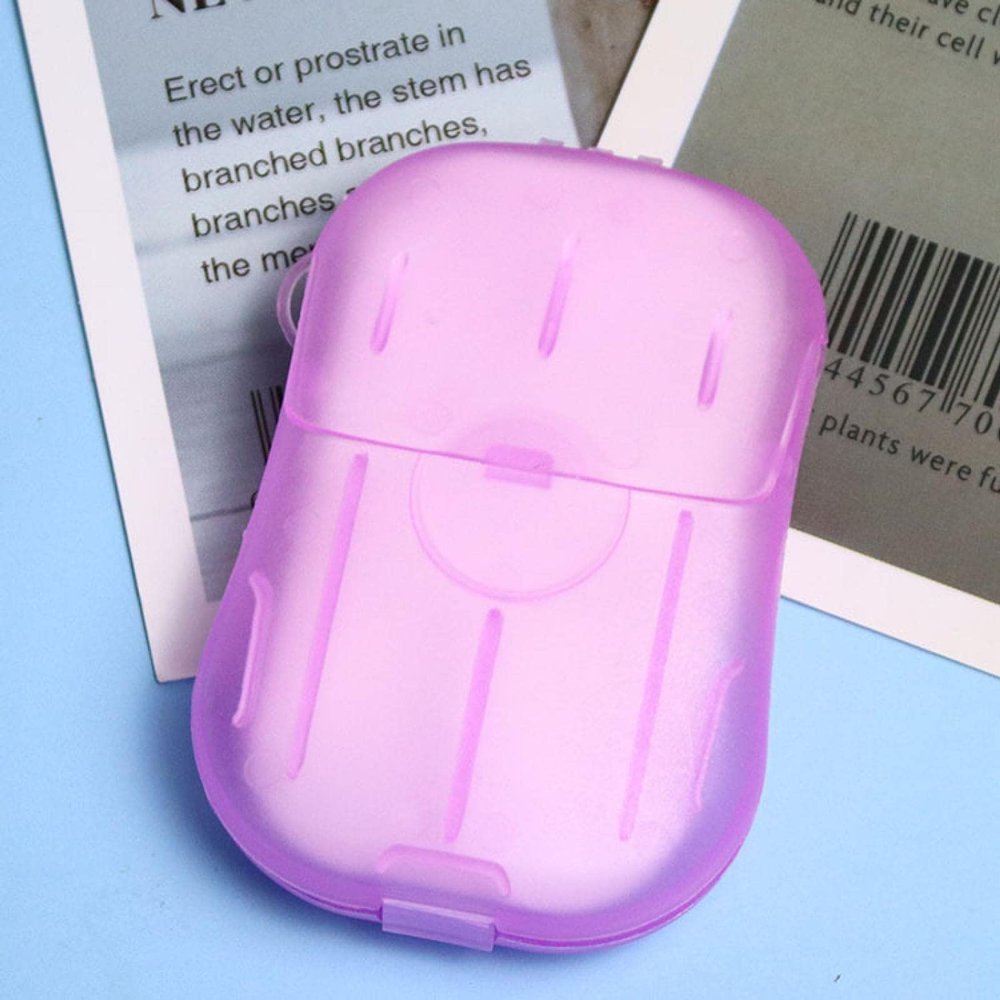 YIZMO Travel Disposable Soap Tablets, Boxed Soap Paper, Portable Hand Washing Tablets, Small Soap Sheets, Mini Soap Paper