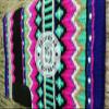 EQUIGEAR Horse Western Show Saddle pad/New Zealand Wool Western Saddle Blanket Top Wool Pad Sensor Flex (Customization Available) a2 (34x38) view 2