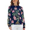 William Morris Women's Sweatshirt Long Sleeve Round Neck Pullover Hoodies Tops Casual Sweaters M view 3