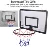 JEOZBM Indoor Basketball Hoop Set for Kids, Door Mounted Basketball Hoop Set, Toddlers Over The Door Room Wall Basketball Hoop for Boys Girls Gift view 2