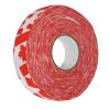 Ice Hockey Cloth Tape Protector Cover Width 2.5cm Wrapping Wear Resistant Hockey Sock Tape Hockey Tape for Tennis Squash Racquet Baseball (Maple Red) view 1