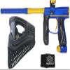 Empire Axe 2.0 Competition Paintball Gun Marker w/JT Proflex-X Paintball Mask Package (Dust Blue/Dust Gold) view 1