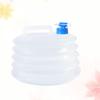 INOOMP Pe Folding Water Bucket Portable Water Storage Container for Camping Hiking Outdoor Activities Food Grade Pe Material Space-saving Design for Travel view 4