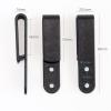 10PCS/LOT Tactical Black Tough Clip Belt Clip Sheath/Holster Clip Loop With Mounting Screws view 2