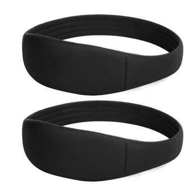 Yosoo 2pcs Patella Tendon Knee Straps Soft Sports Support Band Portable Pain Relief Brace Strap For Patellar Support, Adjustable for Home Gym Office Basketball, Running (Black)