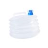 ABOOFAN collapsible water emergency water storage water jugs for storage 5 gallon 5L Bucket Outdoor Bucket fold container white re-usable view 1
