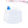 ABOOFAN collapsible water emergency water storage water jugs for storage 5 gallon 5L Bucket Outdoor Bucket fold container white re-usable view 4