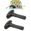 2Pcs Kayak Boat Canoe Paddle T Handle Replacement Summer Water Sports Tools T Curved Ergo Perfect to Convert Your into a Single Oar for Vertical Paddleboard view 4