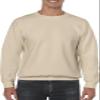 Gildan Mens, Fleece Heavy Blend Single Crewneck Sweatshirt, (G1800)., Sand (1-pack) view 2