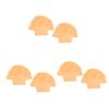FOMIYES 6pcs Latex Bald Caps for Adults Realistic Bald Costume Accessory for Cosplay Halloween Parties and Performance Events view 1