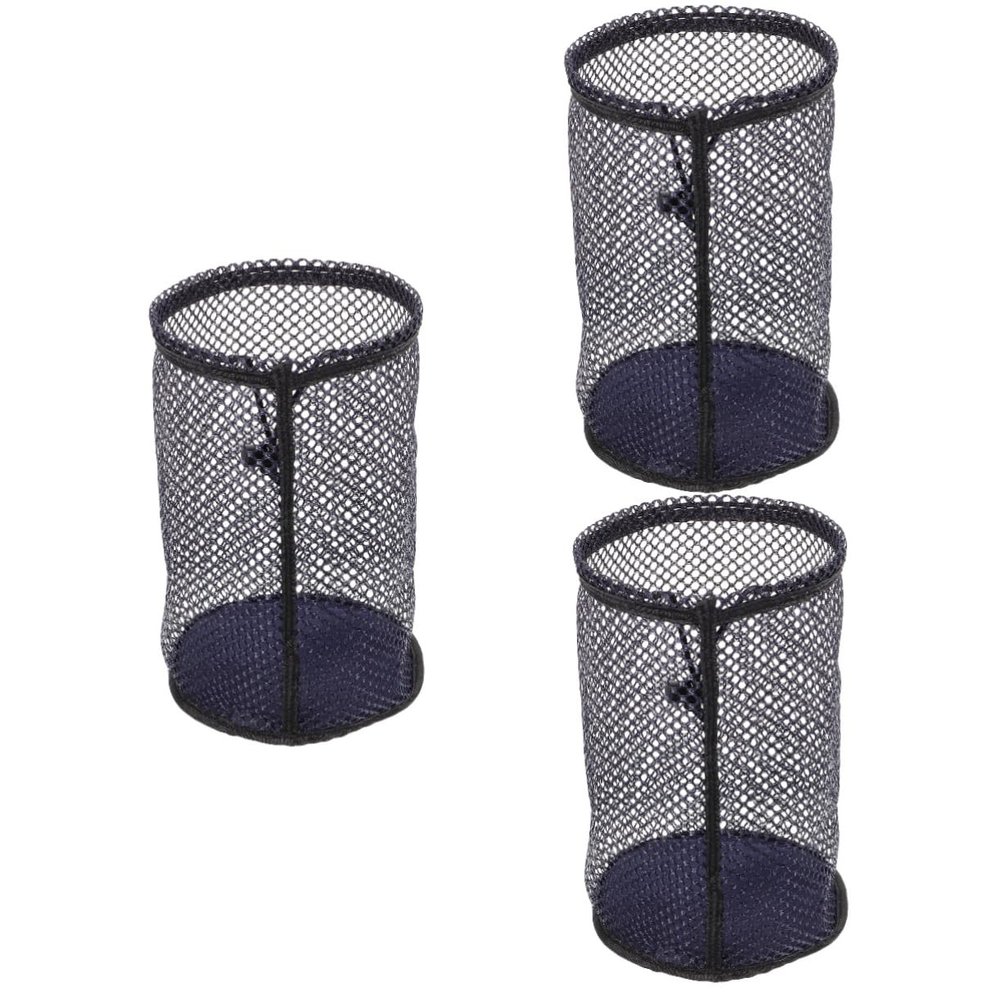 BESPORTBLE 3pcs Golf Ball Pouch Breathable Mesh Drawstring Bag for Storing Golf Tennis and Baseballs Holds Balls Durable and Easy to Storage