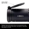 SAI Optics Model SAI 6 1x-6x 24mm Low Power Variable Optic LPVO Riflescope with Rapid Aiming Feature Reticle, MIL Reticle No RAF view 3