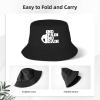 Wikjxiz No Pains, No Gains Black Fisherman Cap Fashion Hat Mens/Womens Bucket Hats Outdoor Sports Travel view 3