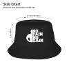 Wikjxiz No Pains, No Gains Black Fisherman Cap Fashion Hat Mens/Womens Bucket Hats Outdoor Sports Travel view 4