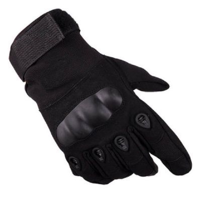 SteJar Tactic Gloves for Outdoor Sports, BMX, Dirt Bike and Cycling,Combat Gloves for Airsoft, Paintball and Work (Black,L)