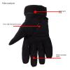 SteJar Tactic Gloves for Outdoor Sports, BMX, Dirt Bike and Cycling,Combat Gloves for Airsoft, Paintball and Work (Black,L) view 2