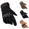 SteJar Tactic Gloves for Outdoor Sports, BMX, Dirt Bike and Cycling,Combat Gloves for Airsoft, Paintball and Work (Black,L) view 3
