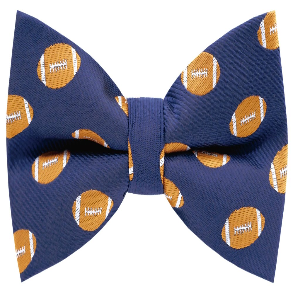 Carahere Boys Bow Ties Handmade Adjustable Pre-Tied Pattern Bow Ties For Kids Light Orange Yellow