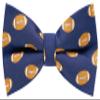 Carahere Boys Bow Ties Handmade Adjustable Pre-Tied Pattern Bow Ties For Kids Light Orange Yellow view 1