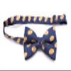 Carahere Boys Bow Ties Handmade Adjustable Pre-Tied Pattern Bow Ties For Kids Light Orange Yellow view 2