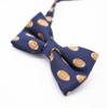 Carahere Boys Bow Ties Handmade Adjustable Pre-Tied Pattern Bow Ties For Kids Light Orange Yellow view 3