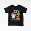Boo I am Two Halloween Toddler Shirt for Boys Girls Kids Birthday Party Outfit (Youth Small, WHITE) view 3