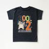 Boo I am Two Halloween Toddler Shirt for Boys Girls Kids Birthday Party Outfit (Youth Small, WHITE) view 4