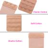 LeonHien Women's Bra Extender 3 Hook,Stretchy Soft and Comfortable Bra Strap Extension (Stretchy 3 Hook Bra Extender Black,Skin Color,White-1) view 3
