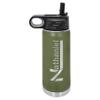 Customized Polar Camel 20 oz. Water Bottle Personalized With Your Text (Olive Green) view 4