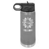 Elosh Customized Polar Camel 20 oz. Water Bottle Personalized With Your Text (Dark Gray) view 2
