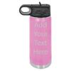 Elosh Customized Polar Camel 20 oz. Water Bottle Personalized With Your Text (Light Purple) view 1