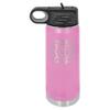Elosh Customized Polar Camel 20 oz. Water Bottle Personalized With Your Text (Light Purple) view 2