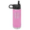 Elosh Customized Polar Camel 20 oz. Water Bottle Personalized With Your Text (Light Purple) view 4