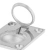 48 X 38Mm Boat Locker Hatch Latch Cabinet Flush Mount Rings Pull Handle Marine Surfing Hardware 316 Stainless Steel view 4