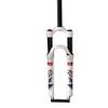 Shoulder Control Mountain Bike Front Fork 29inch, Aluminum Alloy Travel 120mm Straight Tube Threadless Steerer Black (Color : White, Size : 26) view 1