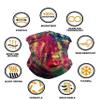 HCMY 9 Pack Headwear Pink Ski Neck Gaiters Tube Bandana Face Mask Head Wrap Headband Scarf Elastic Cooling Balaclava for Men Women view 3