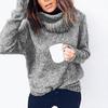 Akivide Fall Winter Turtle Neck Oversized Pullover Sweater for Women Trendy Long Sleeve Loose Casual Knit Clothes 2024 Plus Size view 2