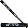 28in Steel Baseball Bat, 2lbs Heavy Duty 2in Barrel Weighted Steel Baseball Bat Metal Bats, Black view 1