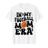 In My Football Mom Era Cute Groovy Football T-Shirt view 1
