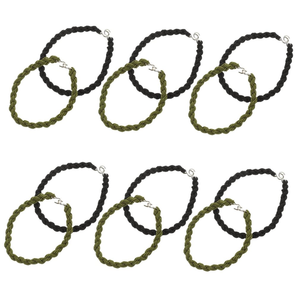 INOOMP 48pcs Blousing Ropes for Camping Outdoor Activities Multi-function Trouser Leg Straps Elastic Pants Gaiters for Hiking Riding Skiing