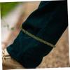 INOOMP 48pcs Blousing Ropes for Camping Outdoor Activities Multi-function Trouser Leg Straps Elastic Pants Gaiters for Hiking Riding Skiing view 4