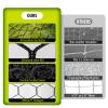 YUXUXU Professional Soccer Goal Net Replacement 24x8FT [8.4lbs, 4mm Nylon], Upgraded Weather Resistance, Enhanced Break Strength, Superior Abrasion Resistance- Classic Black (Net Only) view 2
