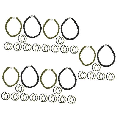 Sosoport 60pcs Professional Trouser Leg Strap Multi-function Elastic Ropes Portable Blousing Strap Outdoor Supply