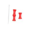 BESPORTBLE 9pcs Finger Guard Bowstring Saver Silicone Release Recurve Protector for Archery Hunting view 4