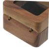 2pcs Box Wedding Ring Holder Ring Case Engagement Ring Holder Rings Holder Ring Storage Holder Ring Holder for Wedding Ceremony Ring Storage Case Square Wooden present Box Man view 4