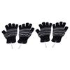 BESPORTBLE 3pairs Rechargeable Heated Gloves Electric Mittens for Winter Soft Warm Half-Finger Gloves view 1