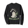 Lily of the valley flower cute ghost Halloween Boo bells Sweatshirt view 1